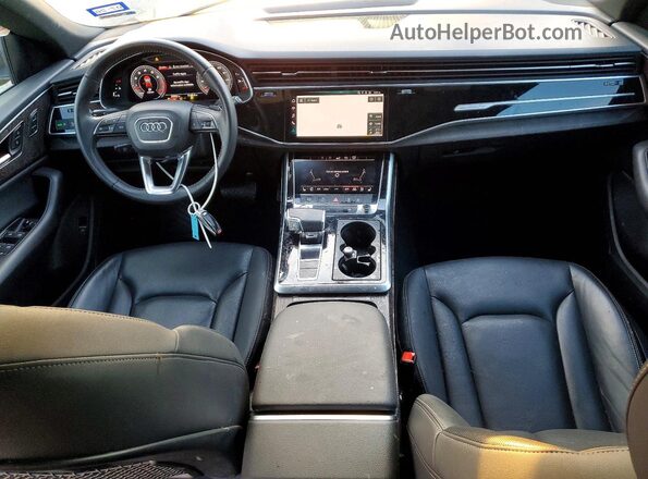 WA1EVAF16LD004123 2020 AUDI Q8 Black Вид панелі приладів