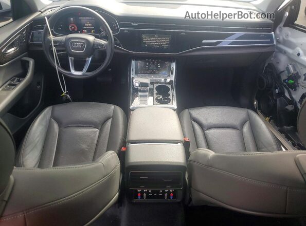 WA1EVAF16LD025361 2020 AUDI Q8 White წინა პანელის ხედი