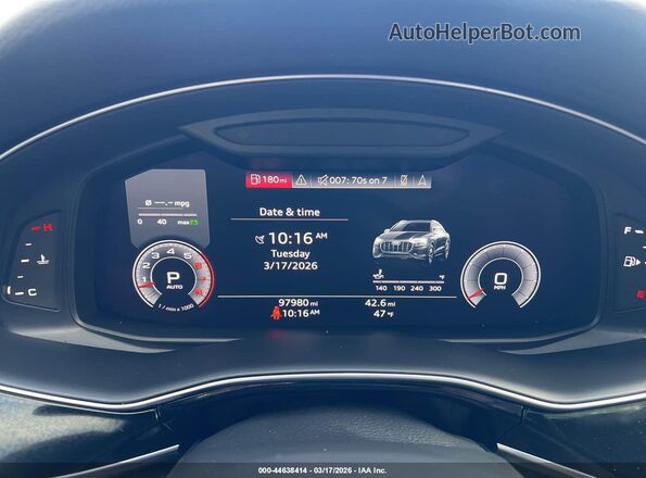 WA1EVAF19KD030777 2019 AUDI Q8 Black 