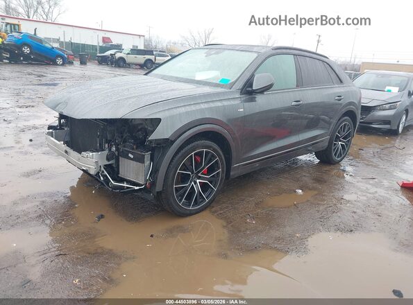 WA1EVAF19MD007860 2021 AUDI Q8 Gray Front left