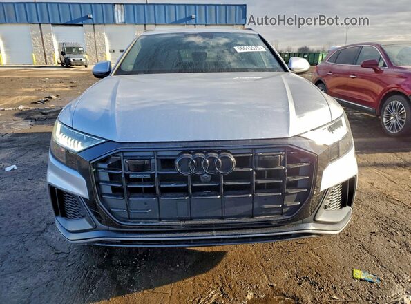 WA1EVAF19MD038025 2021 AUDI Q8 Silver Front view
