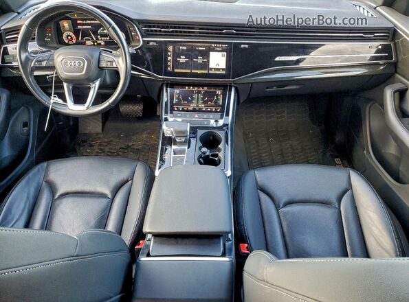 WA1EVAF19MD038025 2021 AUDI Q8 Silver Dashboard view