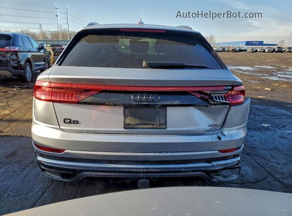WA1EVAF19MD038025 2021 AUDI Q8 Silver Rear view