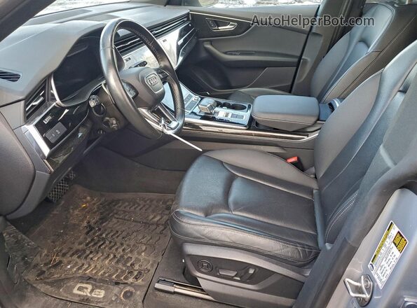 WA1EVAF19MD038025 2021 AUDI Q8 Silver Front interior view