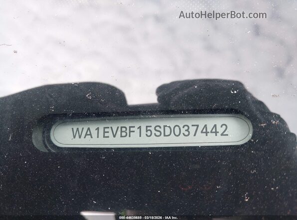 WA1EVBF15SD037442 2025 AUDI Q8 Black 