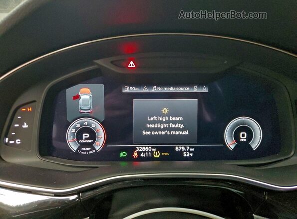WA1EVBF18ND034667 2022 AUDI Q8 White Vista del cuadro de instrumentos