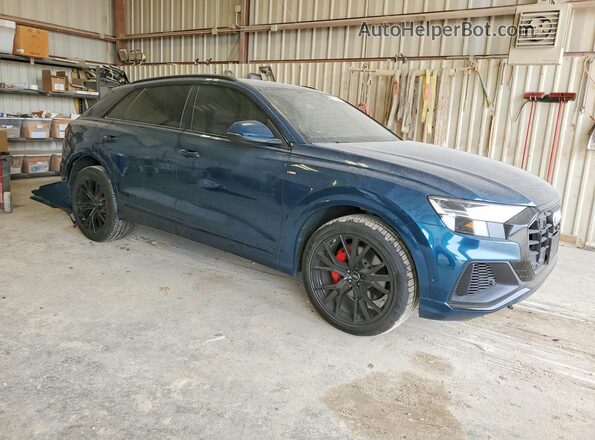 WA1EVBF1XND033679 2022 AUDI Q8 Blue წინა მარჯვენა