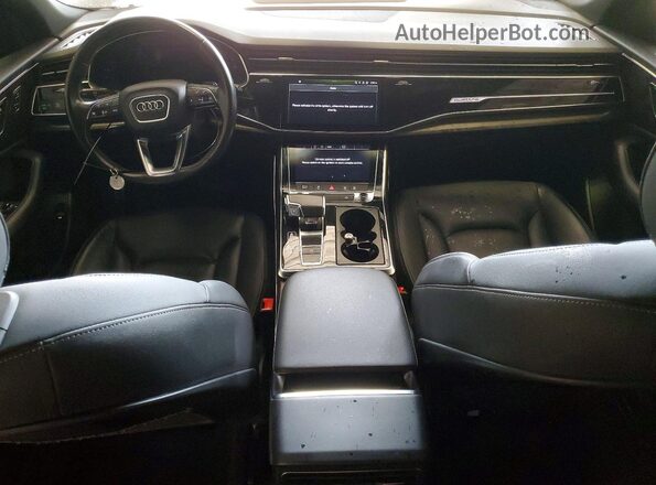 WA1EVBF1XND033679 2022 AUDI Q8 Blue წინა პანელის ხედი