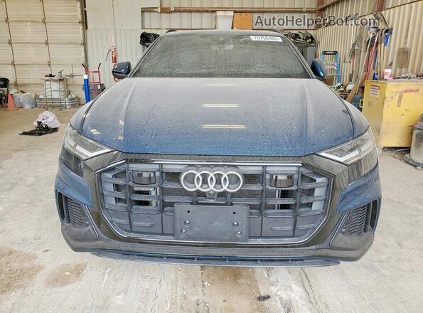 WA1EVBF1XND033679 2022 AUDI Q8 Blue წინა ხედი
