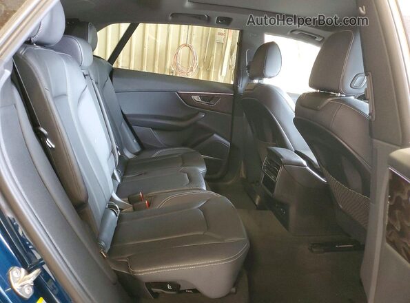 WA1EVBF1XND033679 2022 AUDI Q8 Blue უკანა სალონის ხედი