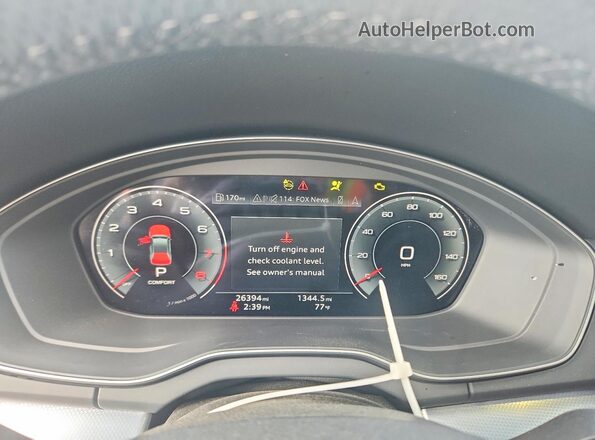 WA1FAAFY4R2110877 2024 AUDI Q5 Black ხელსაწყოთა პანელის ხედი