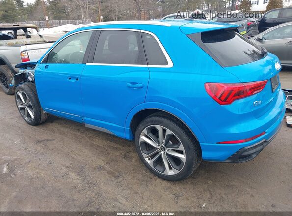 WA1FECF36L1023581 2020 AUDI Q3 Blue Հետևի ձախ