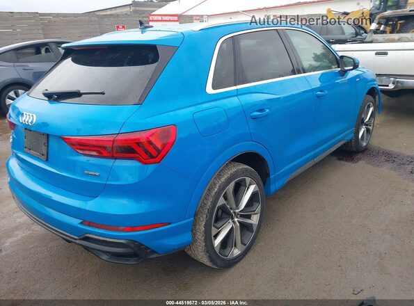WA1FECF36L1023581 2020 AUDI Q3 Blue Հետևի աջ