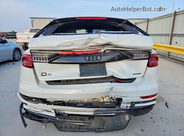 WA1FVAF17MD042269 2021 AUDI Q8 White უკანა ხედი
