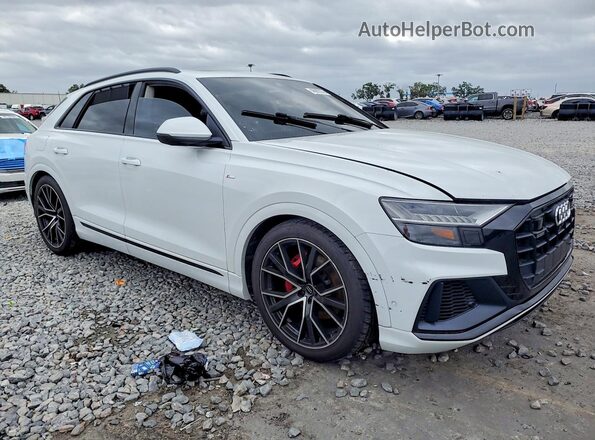 WA1FVAF1XLD026906 2020 AUDI Q8 Белый Передняя правая четверть