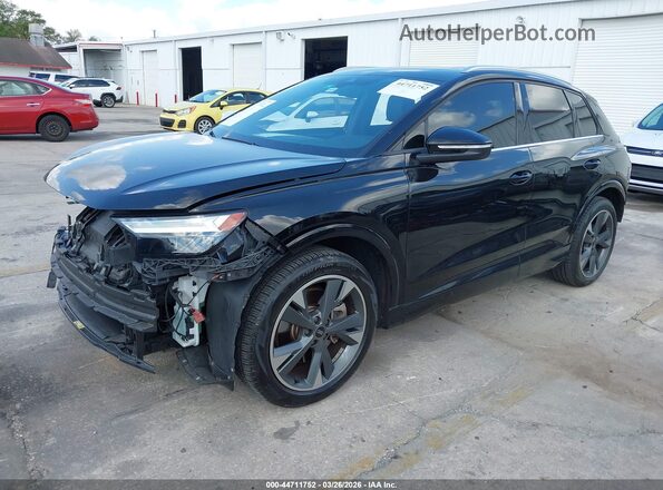 WA1H2BFZ8NP016907 2022 AUDI Q4 Black Przód lewy