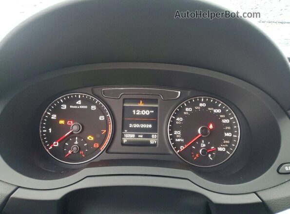 WA1JCCFS7JR025913 2018 AUDI Q3 Черный Вид щитка приборов