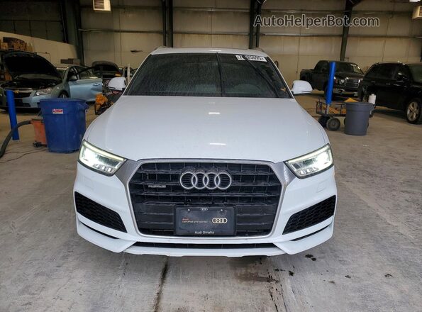 WA1JCCFSXJR030345 2018 AUDI Q3 Белый Вид спереди