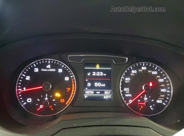 WA1JCCFSXJR030345 2018 AUDI Q3 Белый Вид щитка приборов