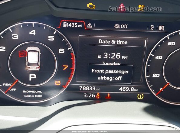 WA1LAAF70KD003183 2019 AUDI Q7 Gray Հետևի նստատեղերի տեսք