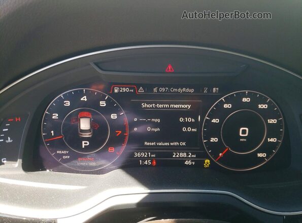 WA1LAAF70KD039035 2019 AUDI Q7 White 