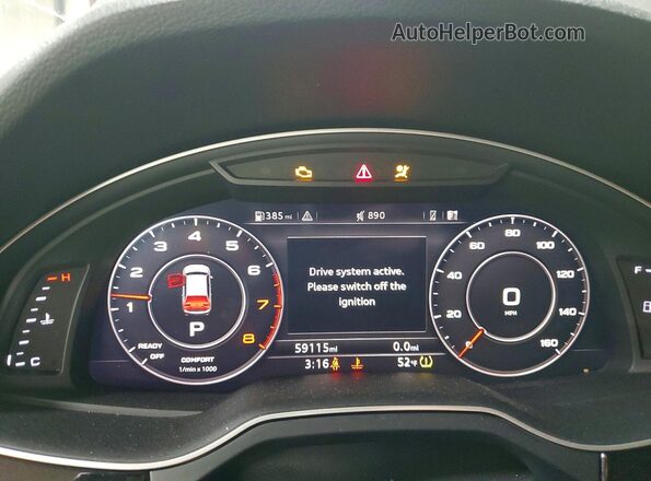 WA1LAAF73KD047081 2019 AUDI Q7 Gray 