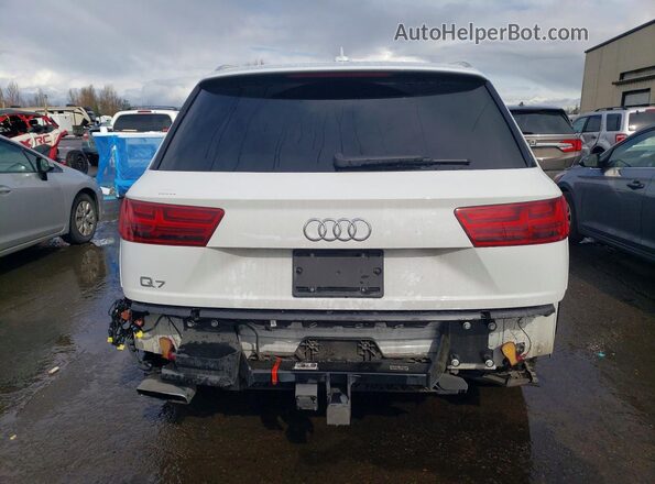 WA1LAAF76KD004984 2019 AUDI Q7 White Widok z tyłu