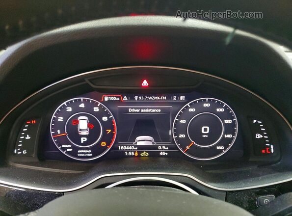 WA1LAAF7XKD039138 2019 AUDI Q7 Черный Вид щитка приборов