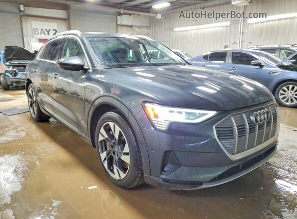 WA1LAAGE7MB003631 2021 AUDI E-TRON Gray Delantero derecho