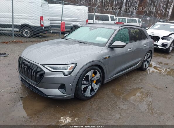 WA1LAAGE7NB008524 2022 AUDI E-TRON Gray Передня ліва чверть