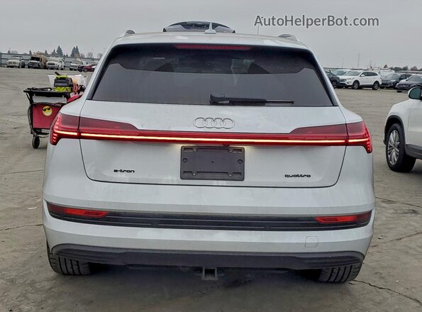 WA1LAAGE8MB002102 2021 AUDI E-TRON Белый Вид сзади