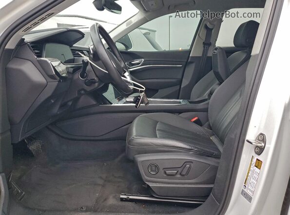 WA1LAAGE8MB002102 2021 AUDI E-TRON Белый Вид салона спереди
