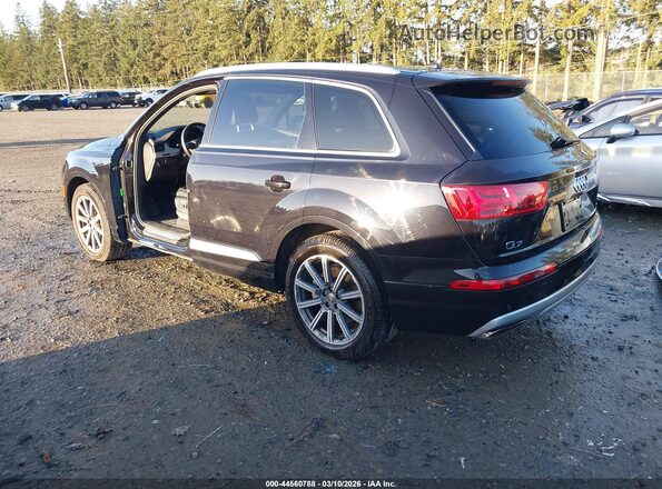 WA1LHAF72HD037002 2017 AUDI Q7 Black უკანა მარცხენა