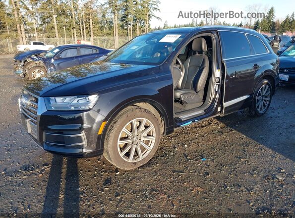 WA1LHAF72HD037002 2017 AUDI Q7 Black წინა მარცხენა ხედი სამი მეოთხედიდან