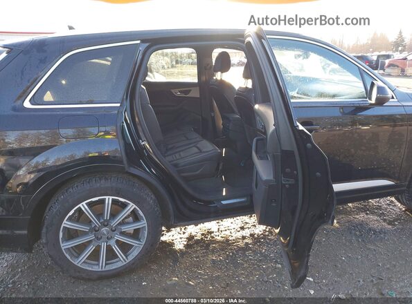 WA1LHAF72HD037002 2017 AUDI Q7 Black VIN კოდის სტიკერის ხედი