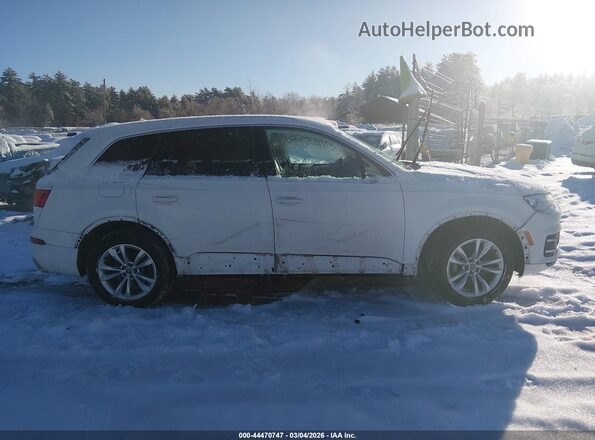 WA1LHAF74JD054857 2018 AUDI Q7 White უკანა სალონის ხედი
