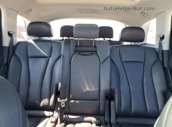 WA1LHAF74KD040121 2019 AUDI Q7 Black უკანა სავარძლების ხედი