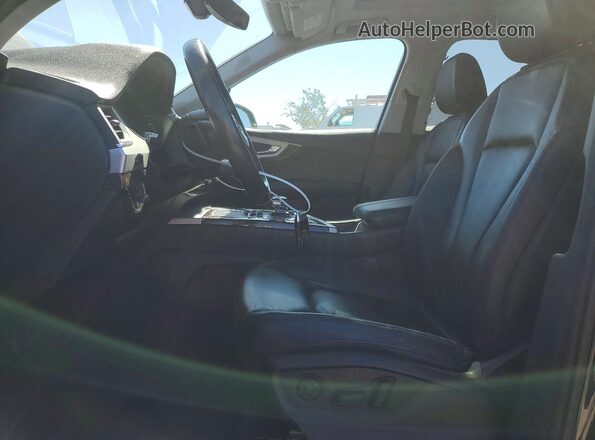 WA1LHAF74KD040121 2019 AUDI Q7 Black წინა სალონის ხედი