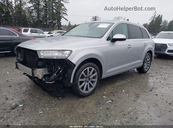 WA1LHAF79KD023038 2019 AUDI Q7 Silver Передня ліва чверть