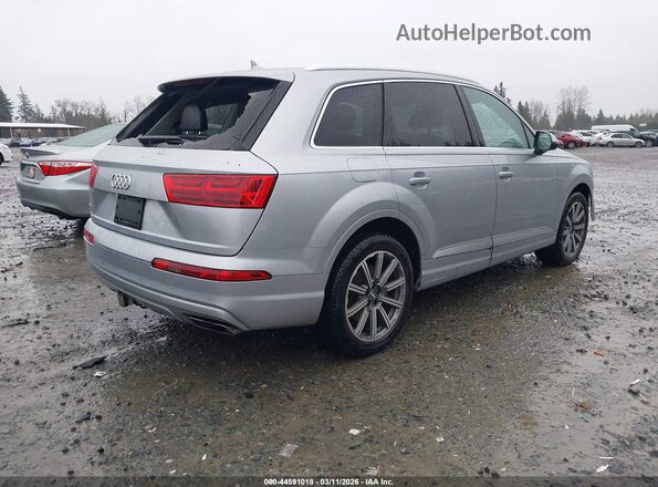 WA1LHAF79KD023038 2019 AUDI Q7 Silver Задня права чверть