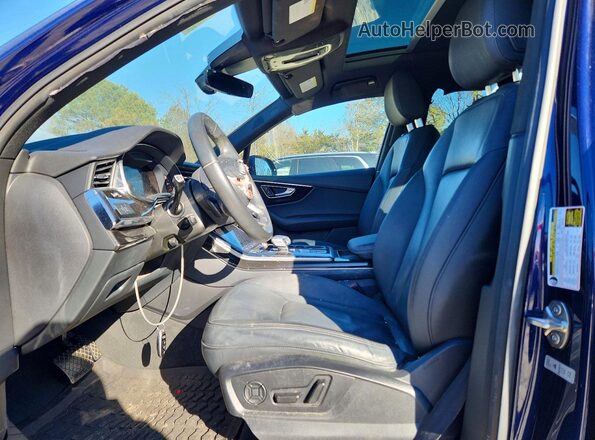 WA1LJAF79MD037416 2021 AUDI Q7 Blue Vista interior delantera