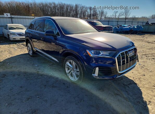 WA1LJAF79MD037416 2021 AUDI Q7 Blue Delantero derecho