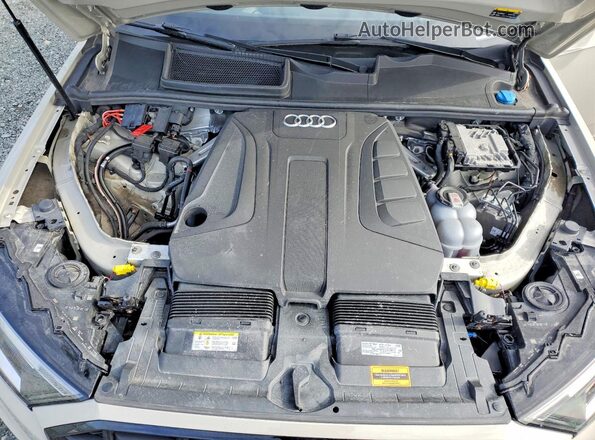 WA1LJBF71ND001033 2022 AUDI Q7 Beige Вид підкапотного простору
