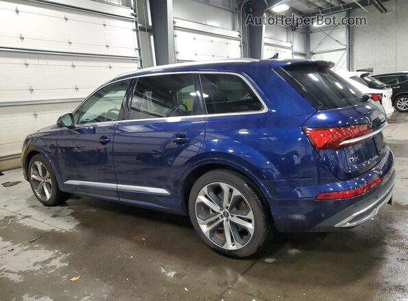 WA1LXAF72MD036428 2021 AUDI Q7 Blue Հետևի ձախ