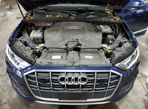 WA1LXAF72MD036428 2021 AUDI Q7 Blue Շարժիչի բաժամունքի տեսք