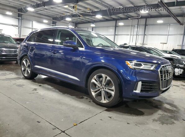 WA1LXAF72MD036428 2021 AUDI Q7 Blue Առջևի աջ