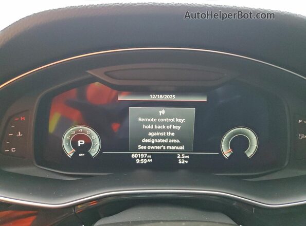 WA1LXAF75MD028775 2021 AUDI Q7 White Vista del cuadro de instrumentos