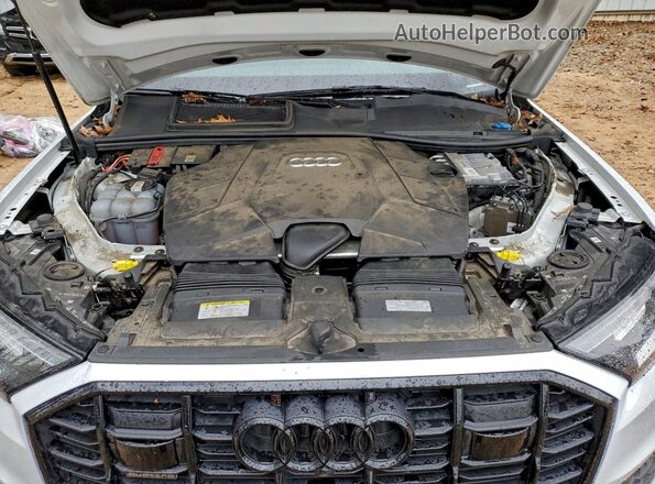 WA1LXAF75MD028775 2021 AUDI Q7 White Vista del compartimento del motor