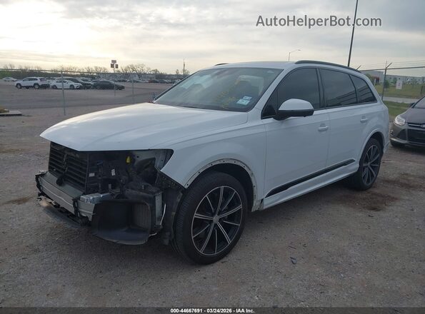 WA1LXAF78MD028477 2021 AUDI Q7 White Առջևի ձախ երեք քառորդ տեսարան