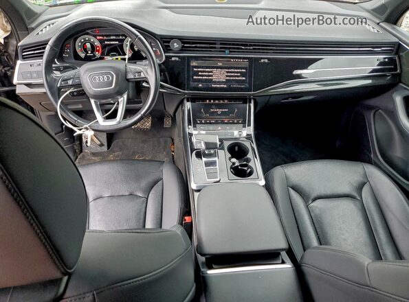 WA1LXAF7XMD026620 2021 AUDI Q7 Black Widok deski rozdzielczej